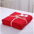 Wholesale Most Popular Crochet Knit Blanket Fashion Soft Many Size Wool Blanket Handmade